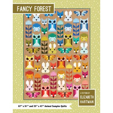 Fancy Forest Pattern by Elizabeth Hartman