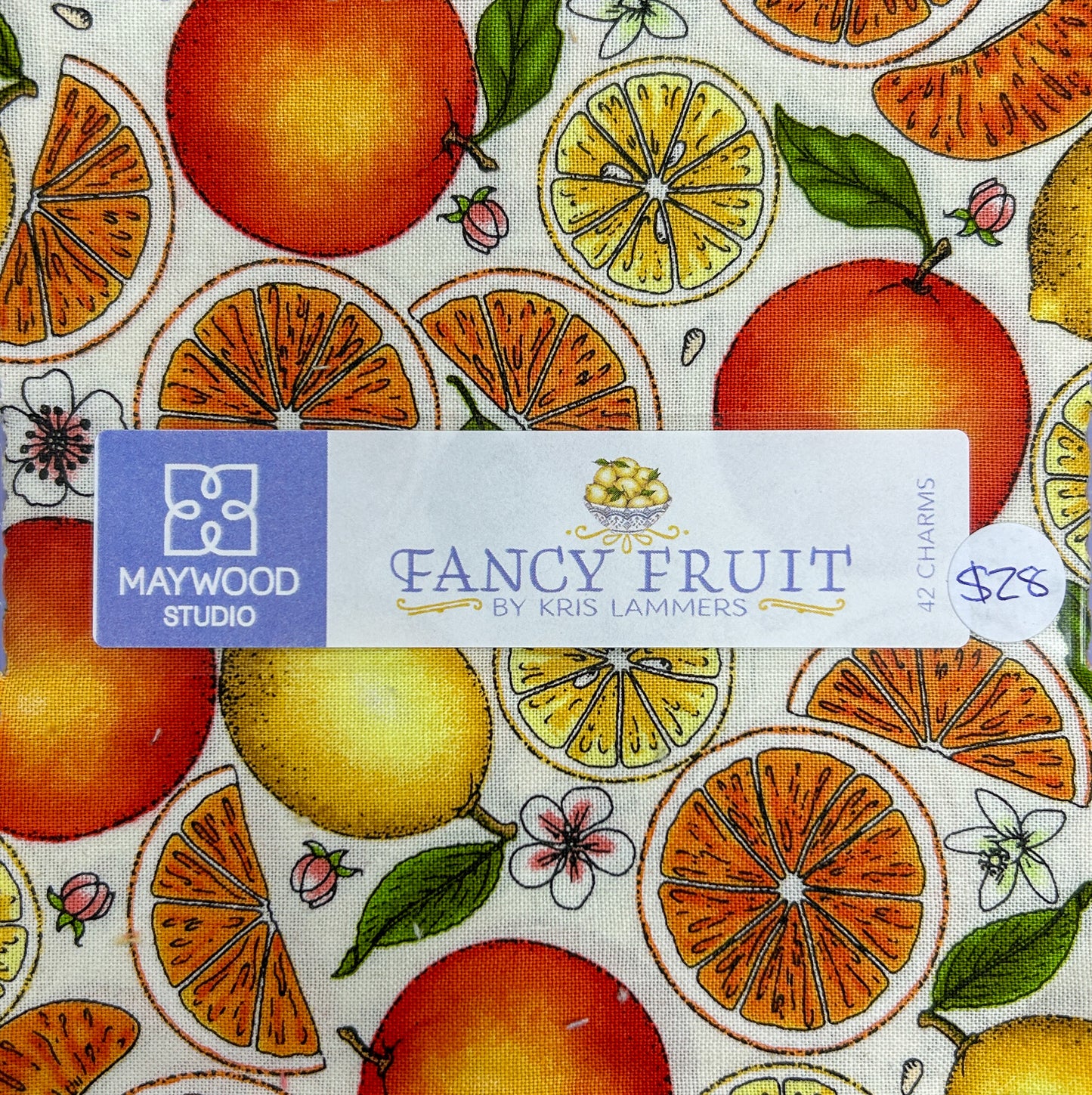 Fancy Fruit by Kris Lammers - 5 inch charm pack