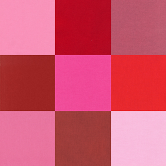 Kona Solids  - Pinks and Reds