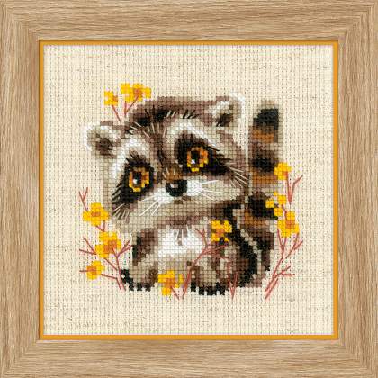 Riolos Cross Stitch - Little Raccoons
