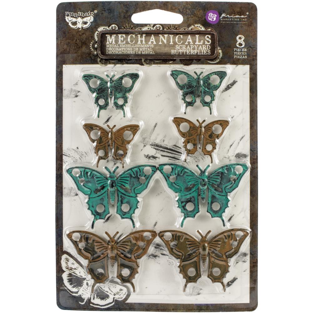 Scrap Yard Butterflies - Finnabair Mechanicals Metal Embellishments