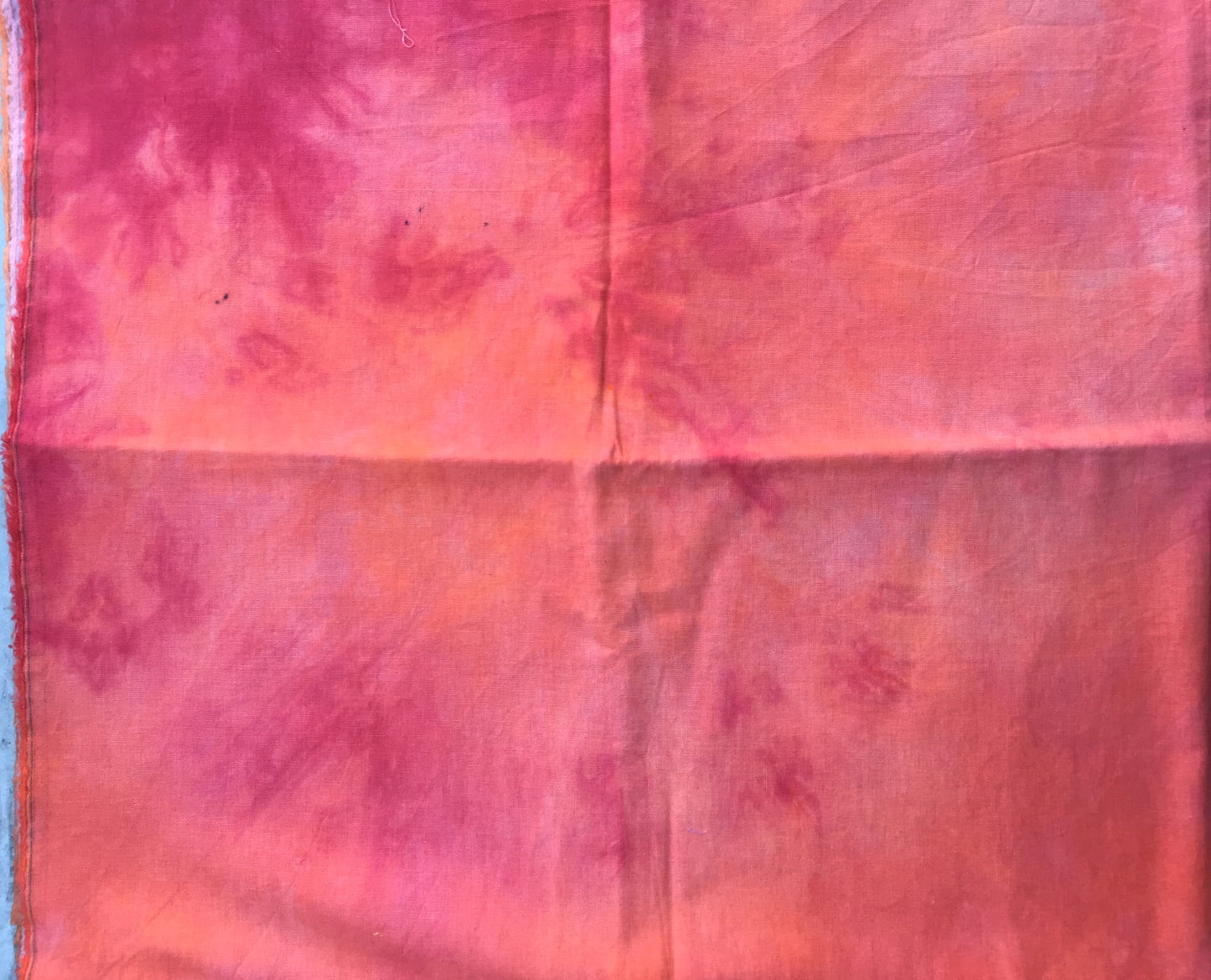 Hand dyed Linen 019